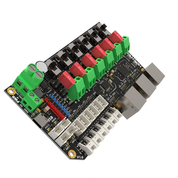 6 Port USB2.0 Hub Hexa Distro Fusions With CAN2.0 Connectors And 24V Power Distribution For Multiple Head Printer