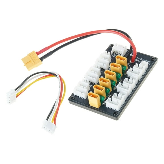 6 Port XT30 Parallel Charging XT60 Balanced Charging Plate for Technicians Enhances Battery Charging Flexibility