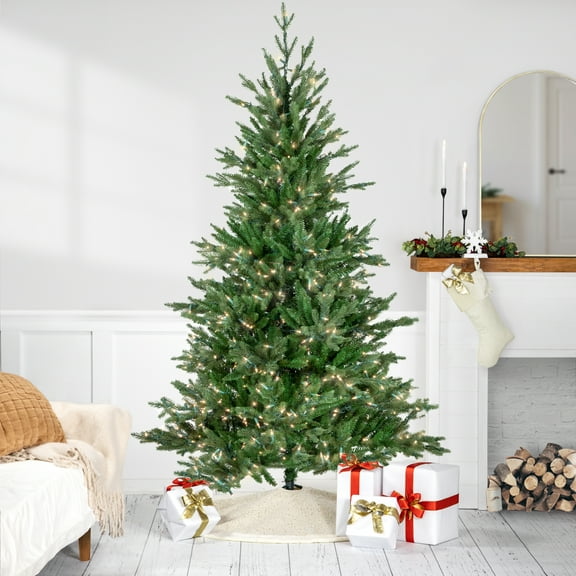 6' Pre-Lit Grande Spruce Artificial Christmas Tree Clear Lights