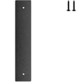 thumbnail image 1 of 6" Premium Modern Black Metal House Numbers & Letters for Outdoors, Weatherproof Address Plaque with Pre-Drilled Holes for Easy Installation on Mailboxes, Homes, Or Gardens, 1 of 8