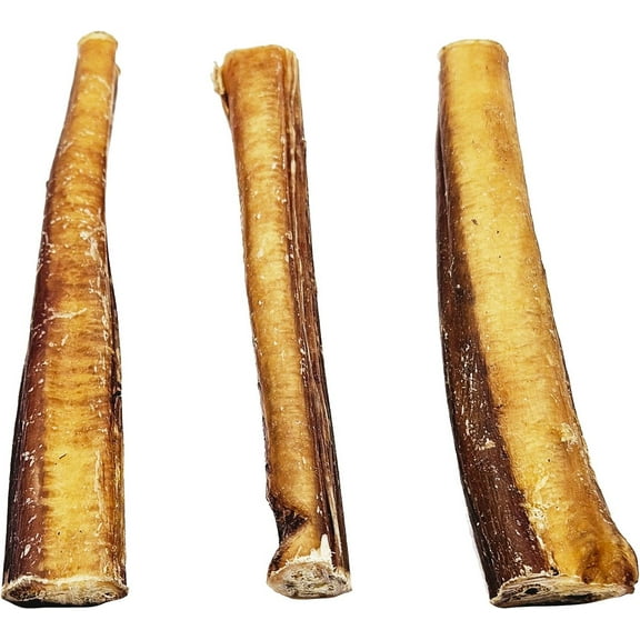 6" Premium Standard Bully Sticks Dog Treats, 3 count