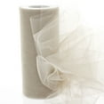 thumbnail image 1 of 6" Premium Tulle Fabric Roll For Crafts, Wedding, Party Decorations, Gifts - Silver 25 Yard Spool, 1 of 2