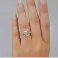 thumbnail image 1 of 6 Prong 2CT Round Cut Lab Created Diamond Wedding Women Ring 14K Yellow Gold Plated, 1 of 3