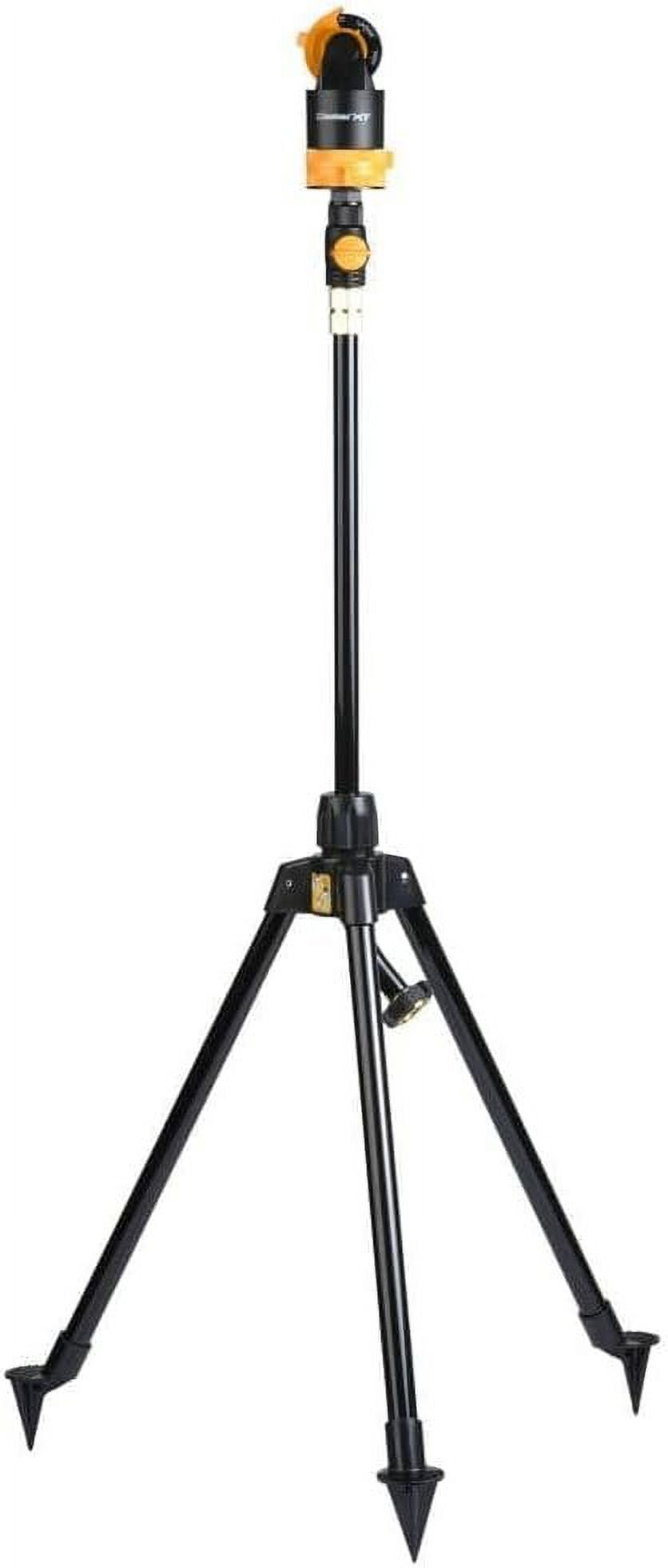 Melnor 6 Pattern Flow Control Sprinkler Tripod Style - Adjustable - Multicolor — Garden & Landscape Use, Standard Connection