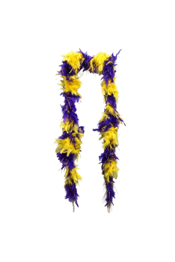6' Purple and Gold Sectional Boa (Each)