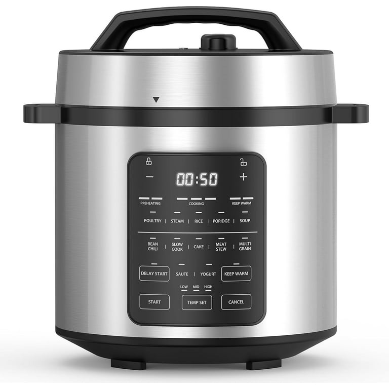 6 qt. Stainless Steel Digital Electric Pressure Cooker 6 qt. Stainless Steel Digital Electric Pressure Cooker