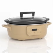 MAGNIFIQUE 6 QT Programmable Slow Cooker - Brown