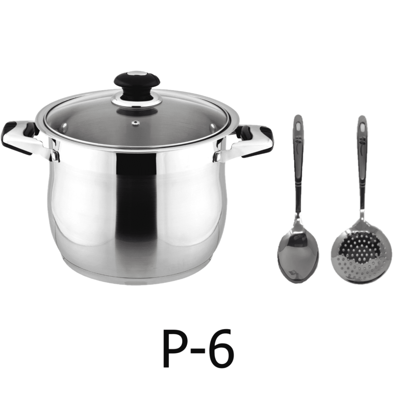 BEZIA Cooking Pot with Lid, 6 Quart Nonstick Stock Pot/Stockpot with Lid,  Non Stick 6 QT Large Capacity Induction Pot for Soup, Broth, Chili, Stew 