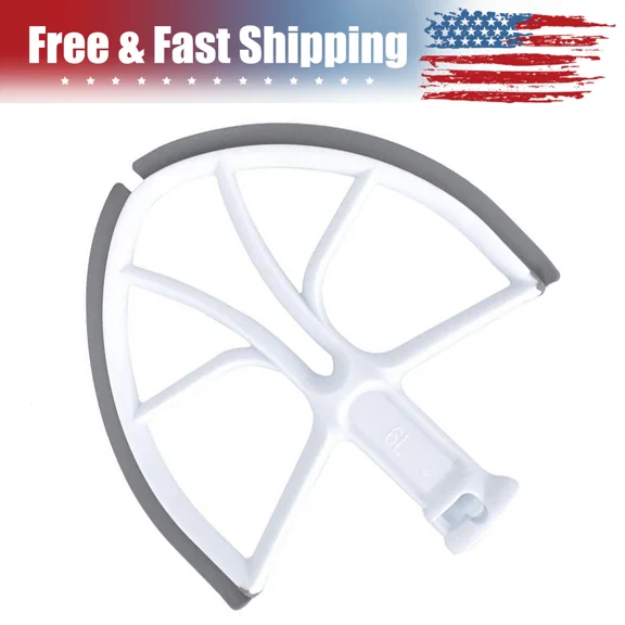 6 Qt Mixer Attachments Flex Edge Beater Paddle Bowl-Lift Kitchenaid Stand Mixer