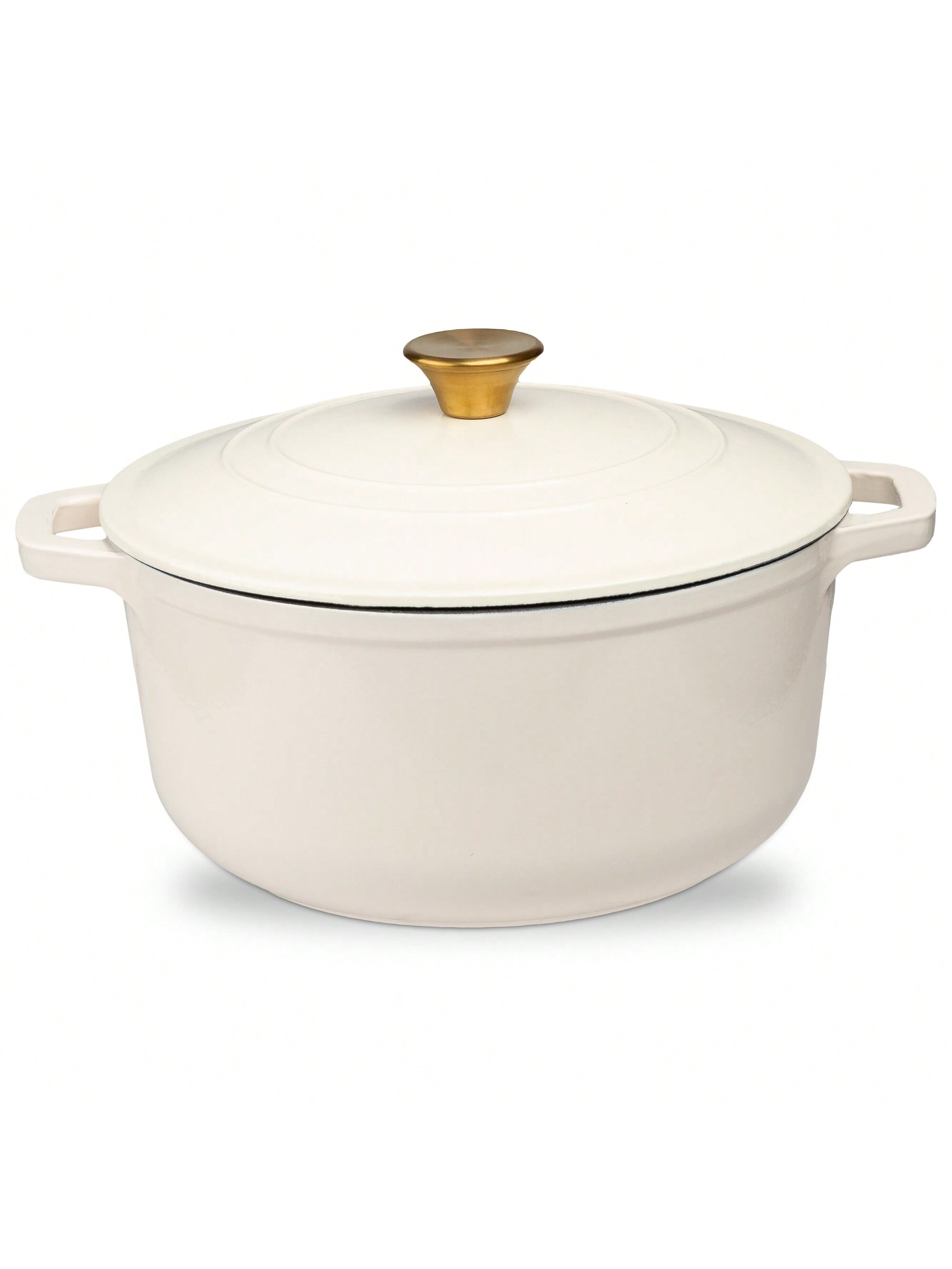 6 Qt. Premium Enameled Cast Iron Dutch Oven With SelfBasting Cloud Lid