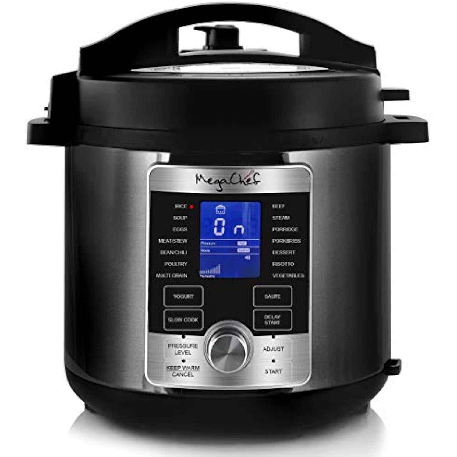 6 Qt Stainless Steel Electric Pressure Cooker - Digital Controls & Auto ...
