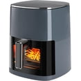 thumbnail image 1 of 6 Quart Air Fryer with Clear Viewing Window, 12-in-1 Functions, Touch Control, Grey, 1 of 7