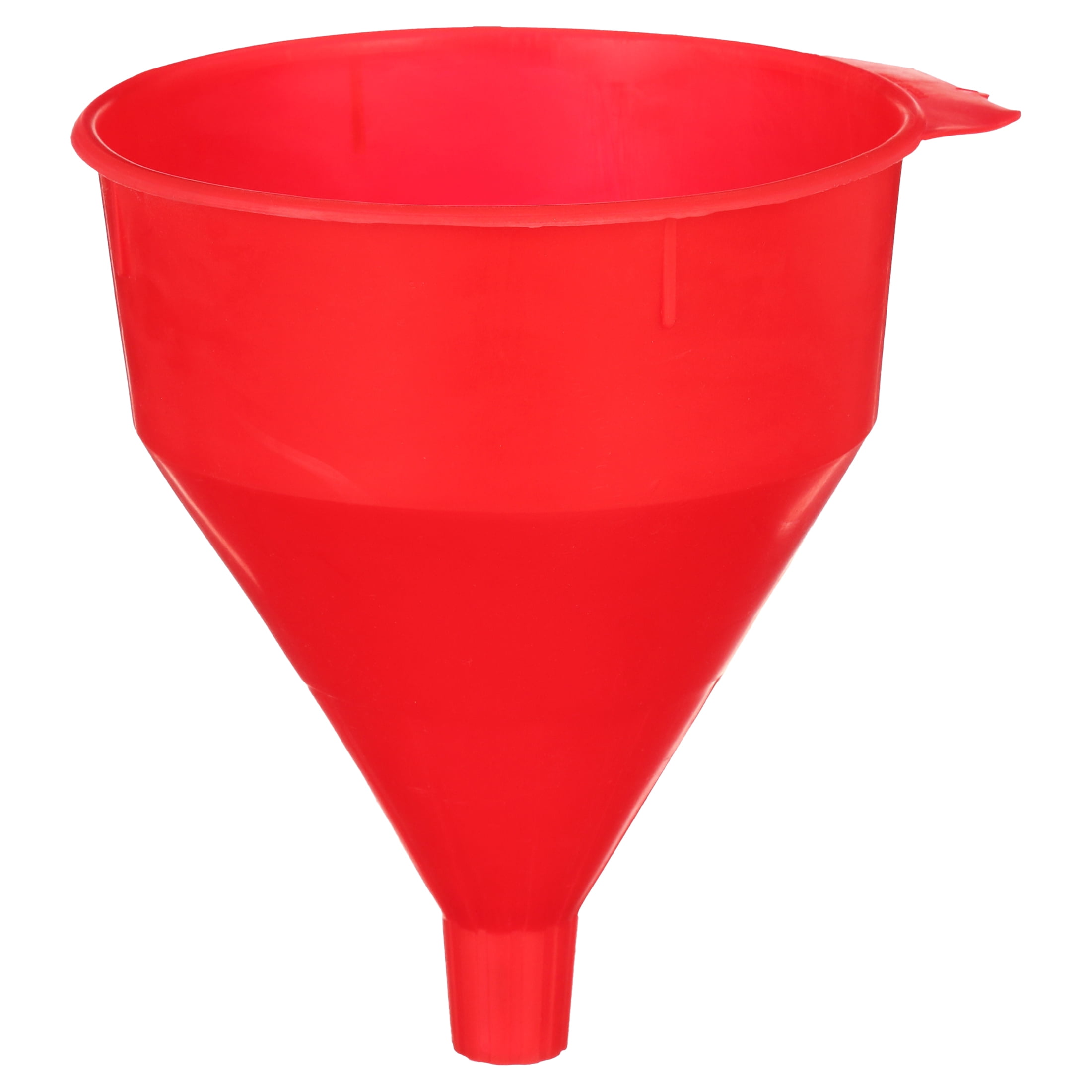 6 Quart Red Safety Funnel with 60 micron screen
