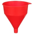 thumbnail image 1 of 6 Quart Red Safety Funnel with 60 micron screen, 1 of 5