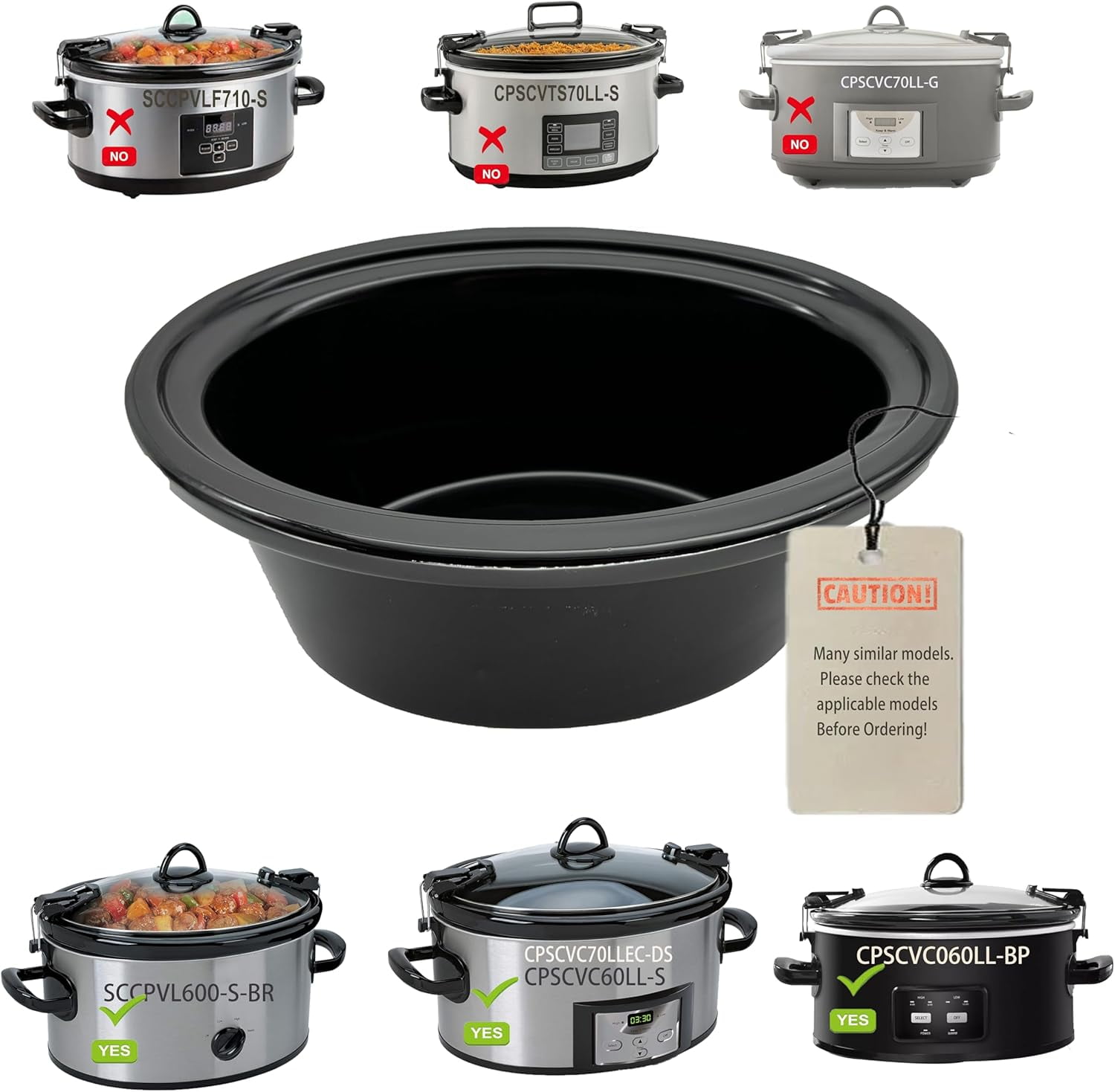 Crock Pot Replacement Ceramicnull
