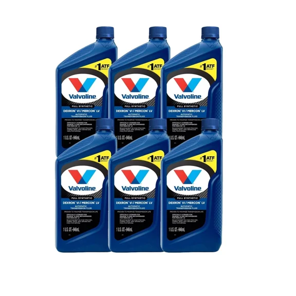 6 Quarts DEXRON VI/MERCON LV (ATF) Full Synthetic Auto Trans Fluid Set 6 x 1qt