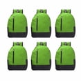 thumbnail image 1 of 6 Quick Zip Backpacks Set - Polyester, Unique features, Front Pocket, Vibrant - Green, 1 of 5