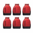 thumbnail image 1 of 6 Quick Zip Backpacks Set - Polyester, Unique features, Front Pocket, Vibrant - Red, 1 of 5