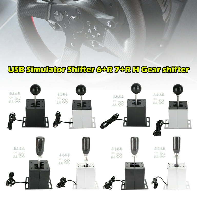 6+R 7+R USB Simulator H Gear shifter for Logitech G29 G27 G25