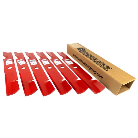 (6) Reaper Blades Fits Exmark Lazer Z Pioneer Vantage 52" 103-6402-S 103-6382-S