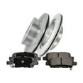 thumbnail image 1 of 6 Rear Drilled Slotted Brake Rotors-Ceramic Brake Pad To 2008 2009 Infiniti FX35, 1 of 9