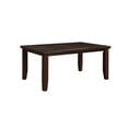 thumbnail image 1 of 6 Rectangular Cherry Dining Table, 30" High X 42" Wide 66" Long, Tapered Legs, , Transitional Table With And Elegant Legs - Fits 6 Seats, Height Width Length, 1 of 3