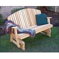 thumbnail image 1 of 6' Red Cedar Blue Mountain Fanback Glider, 1 of 3