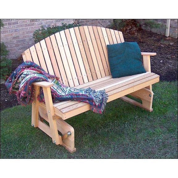6' Red Cedar Blue Mountain Fanback Glider