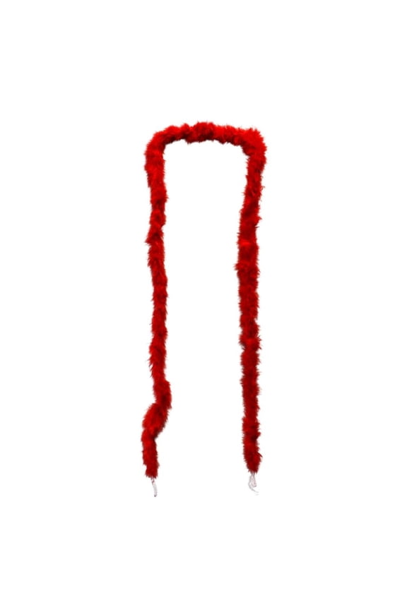 6' Red Marabou Boa 25 Grams (Each)