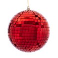 thumbnail image 1 of 6" Red Mirror Ball Ornament 4/Bag, 1 of 2