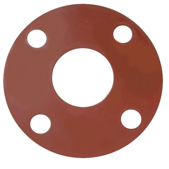 6" Red Rubber Full Face Gasket,PartNo G51006 JonesStephens