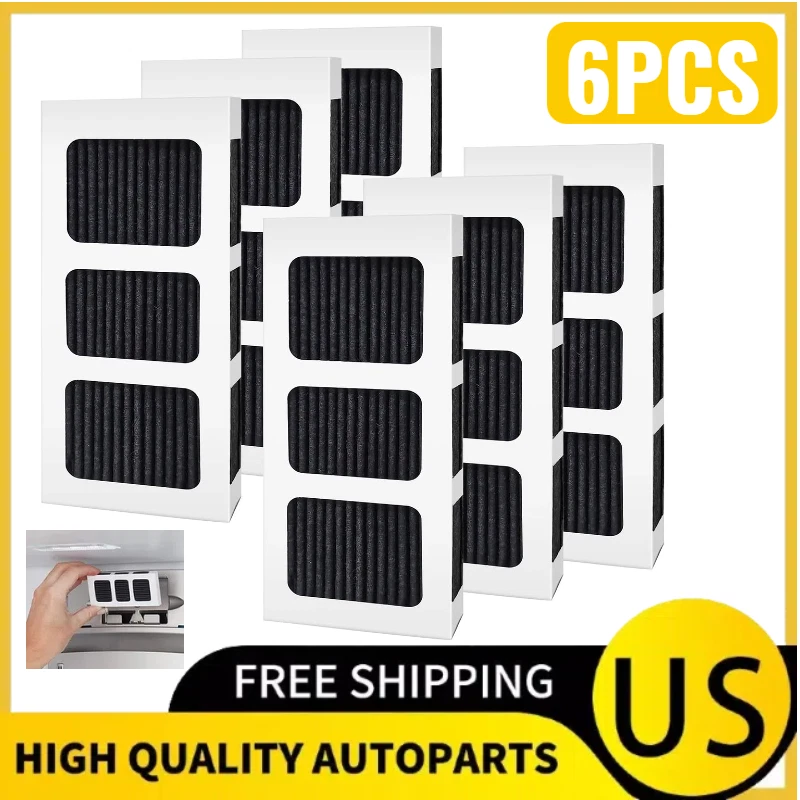 6 Replacement Refrigerator Air Filter For Frigidaire Paultra2 Pureair Ultra Ii