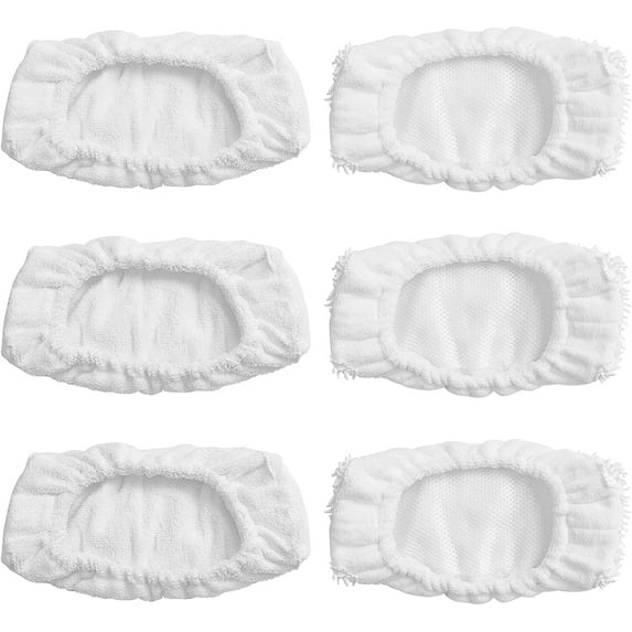 6 Replacement Washable Mop Pads for Oreck Steam Mop