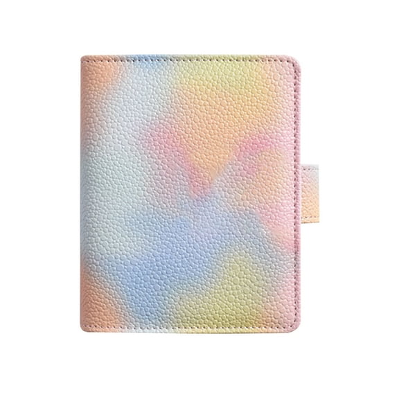 6-Ring Binder Cash Organizer, Money Binder for Work and Travel, Budget Planner Notebook with Leather Cover, Card Slots and Practical Structure for Easy Organization