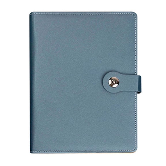 6 Rings Hardcover Notebook with Card Pocket 160 Pages Colleged Ruled for Office