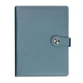 thumbnail image 1 of 6 Rings Leather Notebook 160 Pages Wide Ruled Refillable 6 Rings Binder Covers, 1 of 1