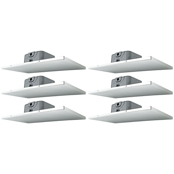 (6) Rockville DCS6T 70V Commercial 2' X 1' Drop Ceiling Tile Speakers For Office
