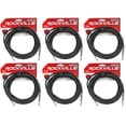 thumbnail image 1 of 6 Rockville RCGT20B 20'  1/4" TS to 1/4'' TS Guitar/Instrument Cable, 1 of 3