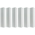 thumbnail image 1 of (6) Rockville WET ARRAY 5 WHITE Line Array Speakers For church/School/Auditorium, 1 of 12