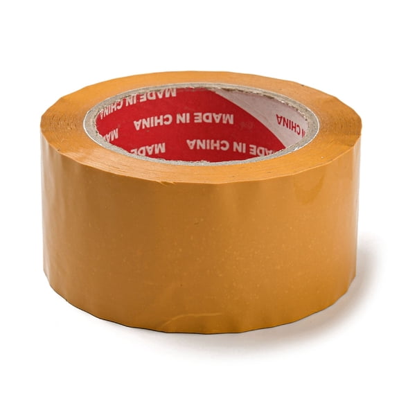 6 Roll Acrylic Adhesive Packaging Parcel Tape Carton Sealing Tape Orange 50~55x0.1mm 110m/roll