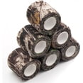thumbnail image 1 of 6 Roll Camo Wrap Tape Non-Woven Stealth Bandage Form Wrap 2'' x 177'' Self-Adhesive Protective Bandage for Fly Fishing Bicycle, 1 of 6