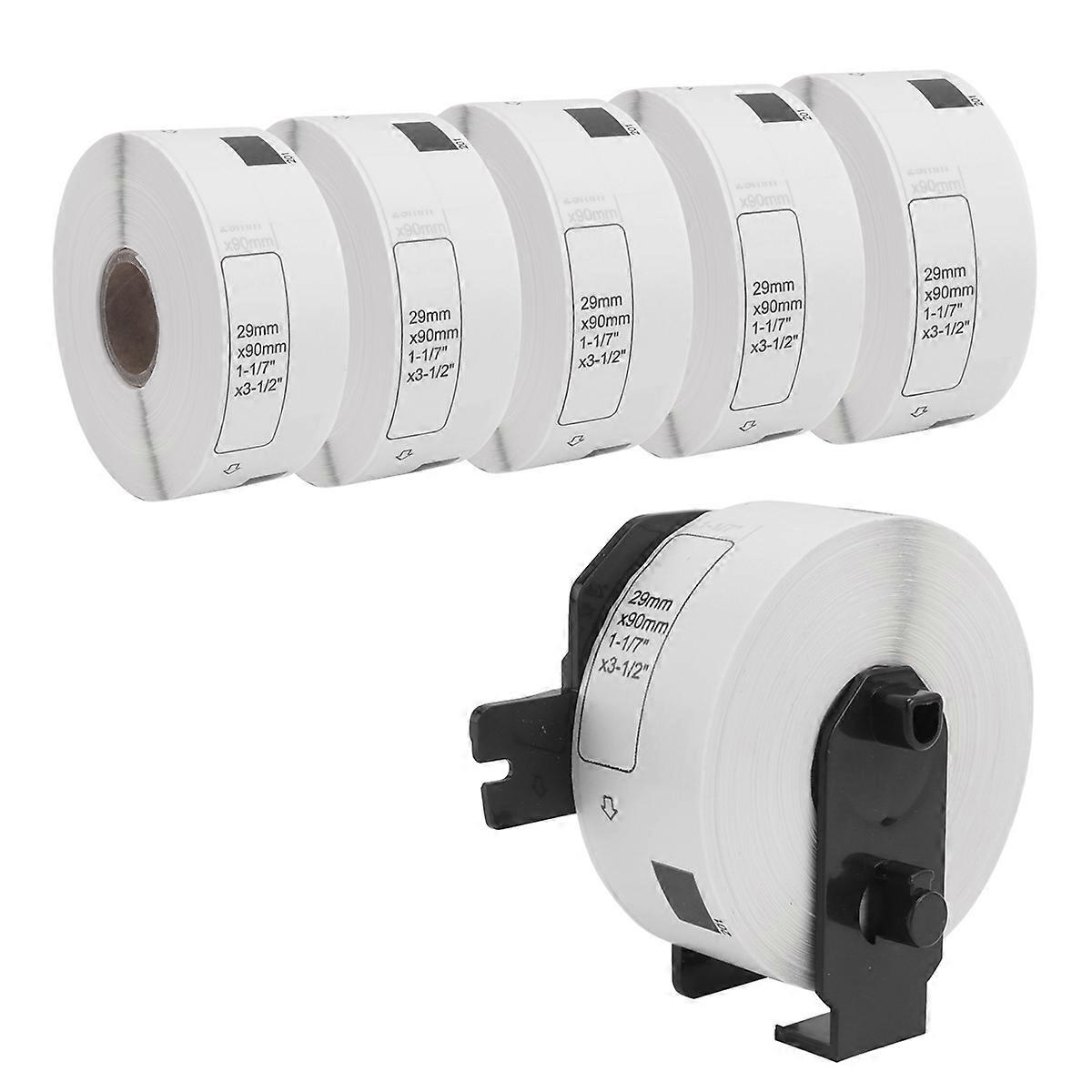 6 Roll Compatible Labels for Brother DK-11201 Standard Address Labels