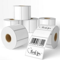 6 Rolls 2.25" x 1.25" Direct Thermal Shipping Barcode Labels 57x32mm for Zebra LP2824 TLP2824 LP2844,1000 Labels per Roll,Total 6000 Labels