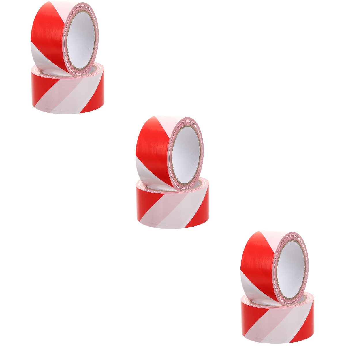 6 Rolls Caution Tape Red White Striped Caution Tape Non Sticky Hazard