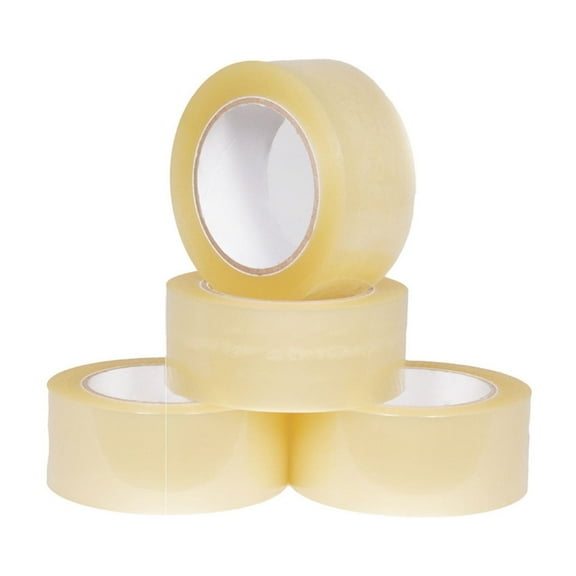 MMBM 6 Rolls Clear Carton Box Sealing Packing Tape 2.3 Mil Thick 1.88 Inch x 110 Yards