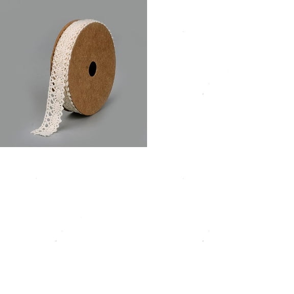 6 Rolls Cotton Ribbons Lemon Chiffon