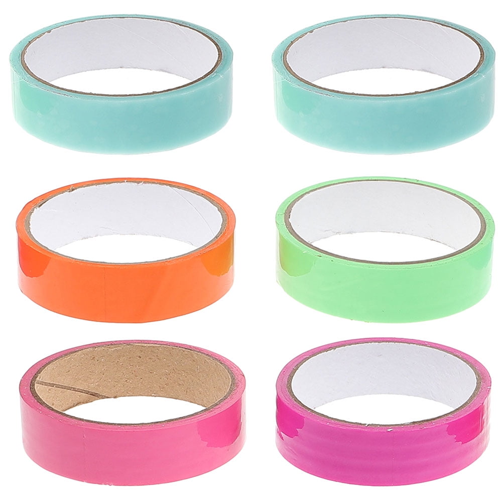 6 Rolls Sticky Ball Tapes Colorful Sticky Ball Tape