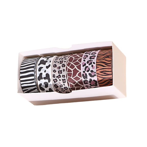 6 Rolls Decorative Tape Paper Tape Washis Tape Hand Account Tape Artists Tape Print Crafting Tape Masking Tape