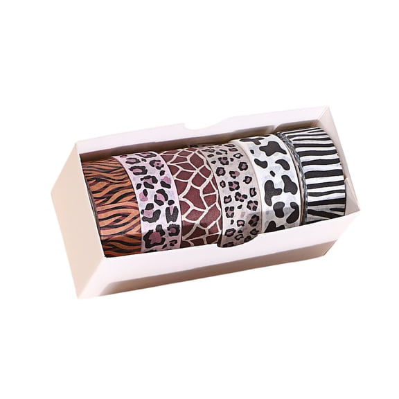 6 Rolls Decorative Tape Print Washis Tape Decorative Tape Hand Account Tape for Journaling Scrapbooking
