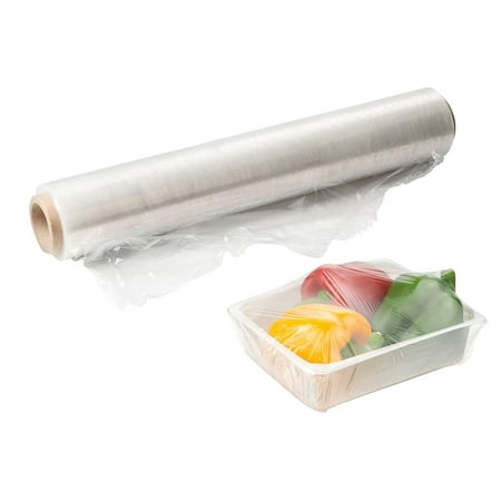 APQ Supply Commercial Heavy Duty PVC Plastic Wrap, 18" x 2000', 6 Rolls